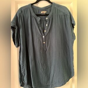 Faherty gauzy top